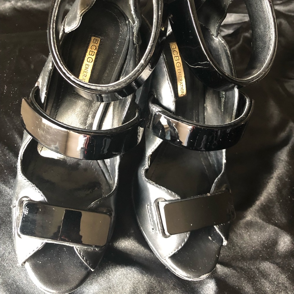 Black BCBG heels